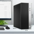 thumbnail image 3 of Restored HP G4 Desktop Tower Computer PC Intel Hexa Core i5-8500 upto 4.10GHz 64GB Ram 1TB SSD 2TB HDD New 24" LED Monitor Screen Built-in Wi-Fi, Bto Keyboard & Mouse, Windows 11 Pro (Refurbished), 3 of 7