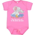 thumbnail image 3 of Inktastic My Opa Loves Me to the Moon and Back Elephant Family Boys or Girls Baby Bodysuit, 3 of 5