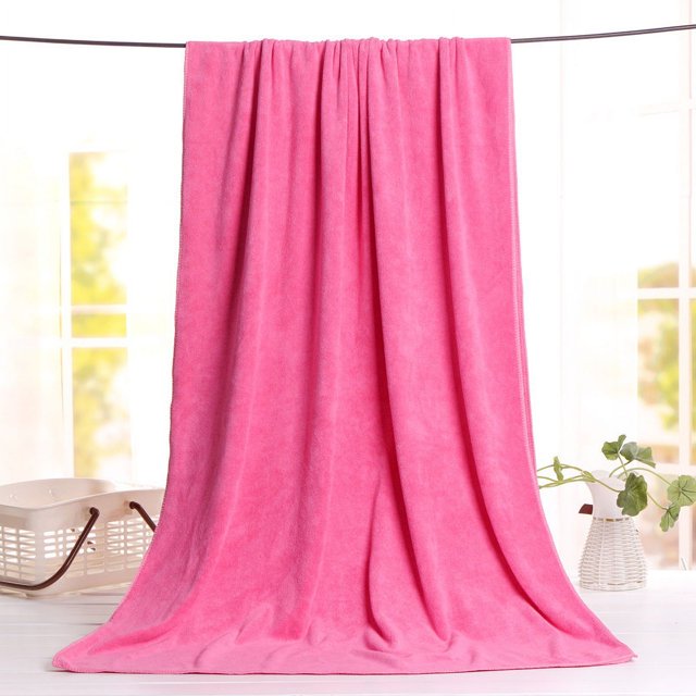 Toalla de baño de fibra ultrafina gruesa de 140 x 70, toalla de baño para salón de belleza, toalla de baño absorbente para adultos