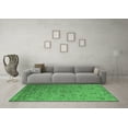 thumbnail image 3 of Ahgly Company Indoor Round Oriental Emerald Green Industrial Area Rugs, 4' Round, 3 of 4