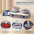 thumbnail image 5 of Rayocon 3-in-1 Kids Play Kitchen Sets,Kitchen Playset with Simulated Spray & Sounds & Lights,Toddler Cooking Toy for Boys Girls Ages 3+, 5 of 9