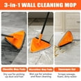 thumbnail image 4 of JEHONN Wall Mop with 80 inches Long Handle (Orange), 4 of 7