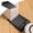 Black, variant on Upgrade Stackable Bidirectional Door Wedge, Windproof Household Door Stopper, Adjustable Safety Door Block for Home, 3.34x2.36x0.78in C