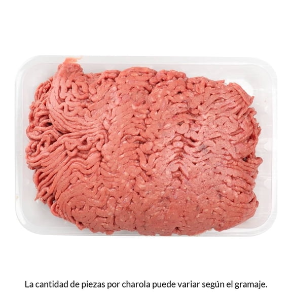 Molida de res 80/20 por kg  peso aprox por charola 700 a 800 g