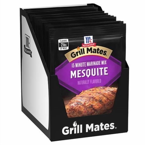 Mccormick Grill Mates Mesquite Marinade Mix, 1.06 Oz (Pack Of 12)