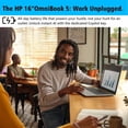 thumbnail image 3 of HP OmniBook 5 16" 2K Touchscreen Copilot+ AI Laptop, Snapdragon X Plus X1P-42-100, 32GB LPDDR5X RAM, 1TB SSD, Backlit KB, Wi-Fi 6E, Win 11 Pro, 3 of 7