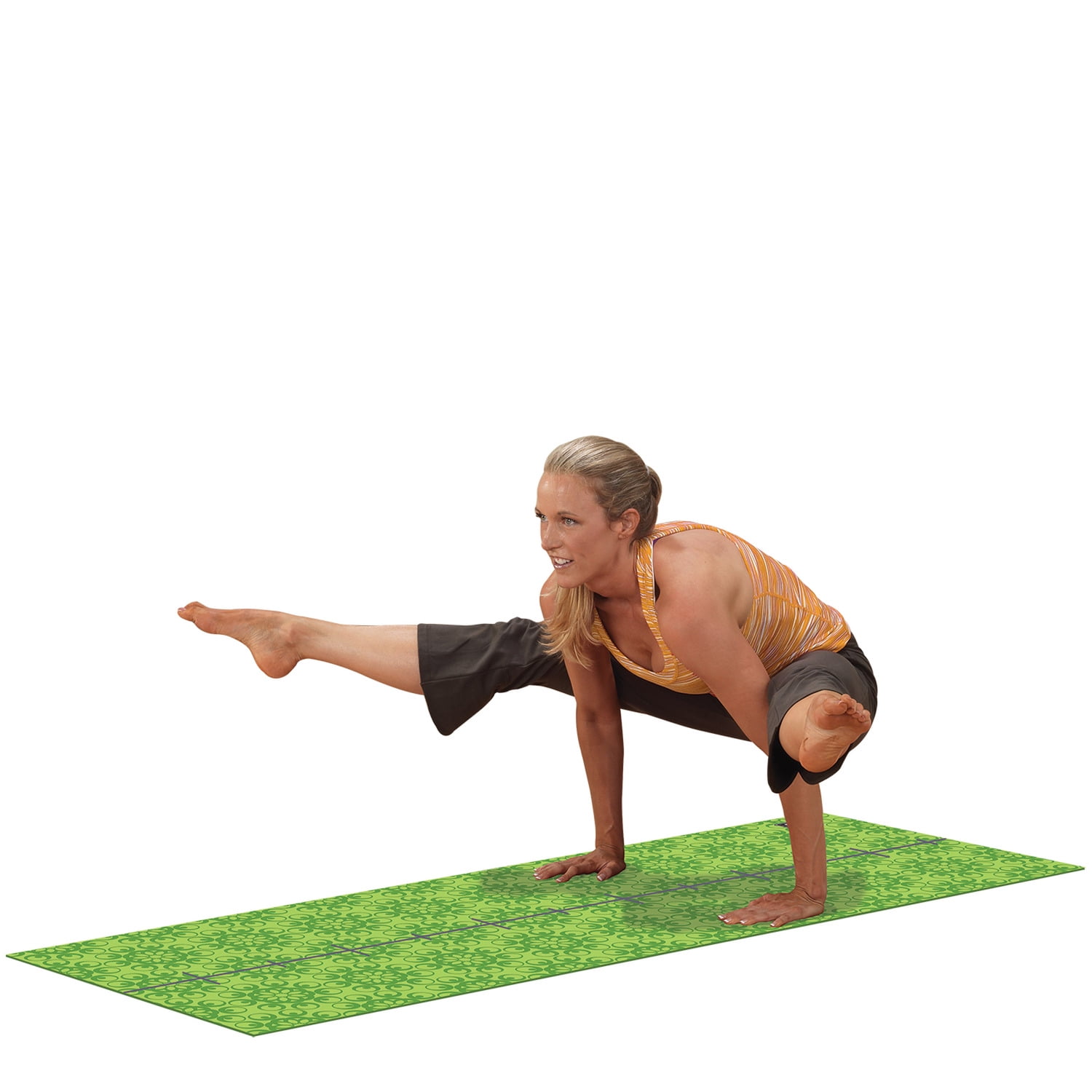 Body Solid Tools BSTYM10 - Premium Yoga Mat, 6mm, Green