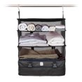 thumbnail image 1 of Pack and Fly Portable Luggage System - Packing Shelves & Packing Cube Organizer - Large Black, 1 of 2