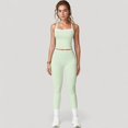 thumbnail image 4 of Women's High Waist Seamless Leggings with Tummy Control and Sculpting Fit for Active or Casual Everyday Wear - Small, Green, 4 of 7