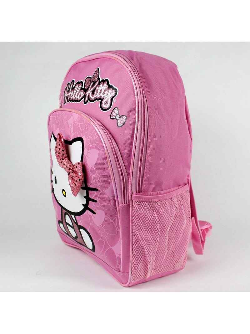 hello kitty backpack mmd Backpack - Hello Kitty - Glitter Pink 3D Bow 16