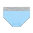 thumbnail image 3 of Eashery Thinx Period Panties For Teens Cotton Underwear High Waisted Panties Full Coverage Underpants Soft Strech Ladies Briefs for Womens Blue X-Large, 3 of 5