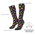 thumbnail image 5 of Picia Women Crew Soft Moisture-wicking Socks Lovely Planet Pattern Design Cotton Socks, One Size fit All, 5 of 9