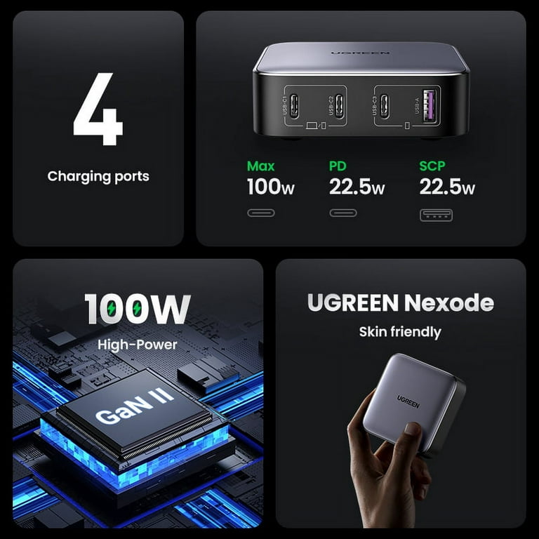 Review: UGREEN Nexode 100W GaN desktop charger has a 4-in-1 design