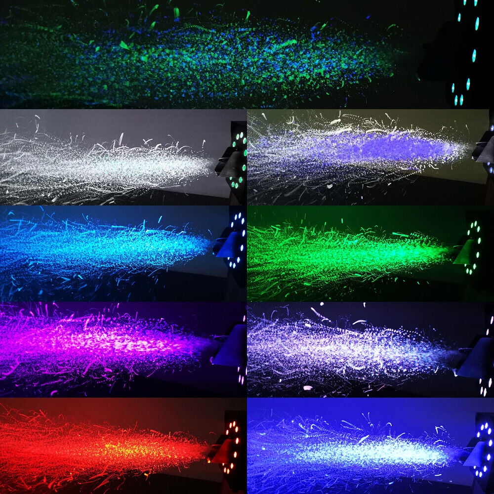 1500W Wireles Snow Machine with RGB LED Light+Remote DJ Snowflake Machine Party
