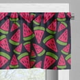 thumbnail image 3 of Ambesonne Melon Window Valance, Creative Fruit Slices, 54" X 18", Blue Dark Coral, 3 of 5