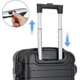 thumbnail image 5 of XgoodX 21-Inch Expandable Hardside Luggage with Spinner Wheels Carry-on Travel Suitcase, black, TSA Lock Checked, 5 of 10