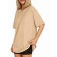 thumbnail image 2 of MOYIKO Oversized T Shirts for Women Short Sleeve Loose Fit Crewneck Tees Summer Tops, 2 of 7