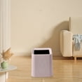 thumbnail image 6 of AuroraX Cute Desk Mini Trash Can 1.2 Gallon Pink Scandinavian Square Wastebaskets Plastic Minimalist Trash Bin for Dormitory Living Office, 6 of 6