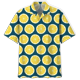 thumbnail image 3 of Camisas hawaianas con estampado de limón para hombre, blusa con botones de manga corta y estampado 3D de frutas tropicales, camisa hawaiana de solapa de gran tamaño, 3 of 5