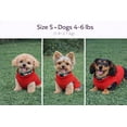 thumbnail image 2 of Suéter para perros, chaleco polar JACKO & CO, rojo para perros pequeños, 2 of 8