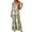 Green, variant on Boho Wide Leg Jumpsuits for Women Vacation Loose Palazzo Pants Rompers Adjustable Strap Casual Jumpsuit Jumper Black, M