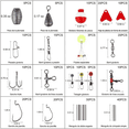 thumbnail image 3 of Kit de Accesorios Para Pesca 264 Piezas Negro con Amarillo Malubero Malu2318, 3 of 3
