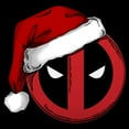 thumbnail image 2 of Men's Marvel Deadpool Icon Santa Hat Christmas Hoodie Color: Black Size: 3XL, 2 of 4