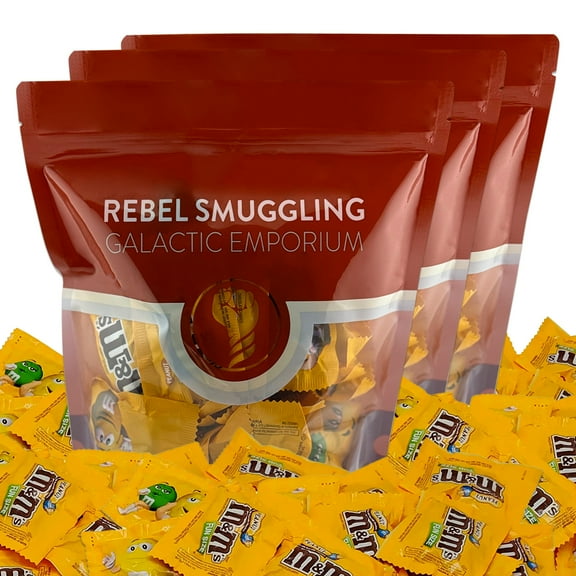 MM's Fun Size Peanut Chocolate Candy Pieces Individual Packs Bulk 3 x 2LB Bags by Rebel Smuggling Galactic Emporium (6lbs Total)