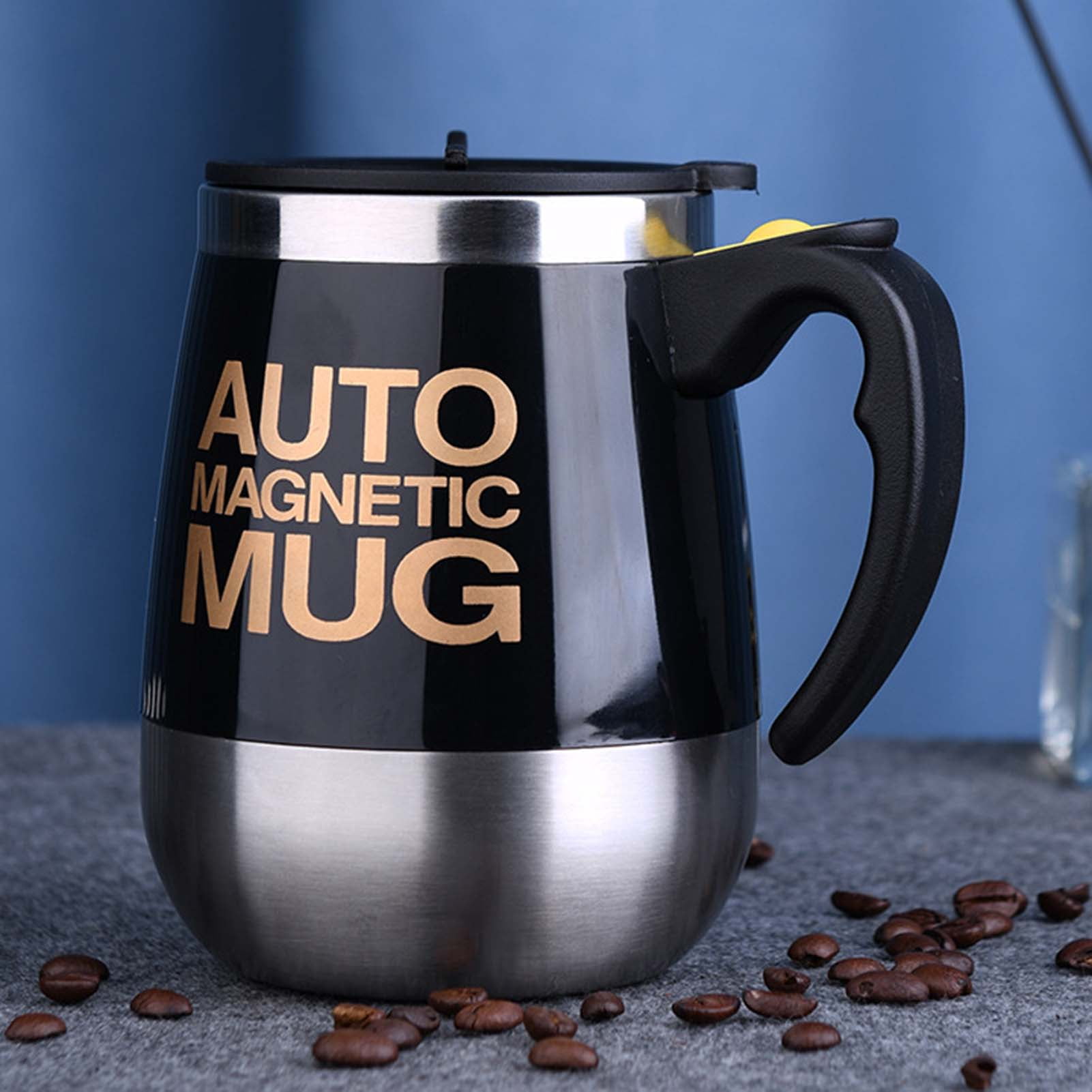 StirMug+Auto Stainless Steel Magnetic Self Stirring Coffee Cup+Drop  Ship+Portable, Leak Proof, Battery Operated+One Button Operation+Great For  Commuting, Camping, And Office Use. From Yiyu_hg, $24.27