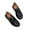 Black, variant on Fesfesfes Women Loafers Shoes for Work Round Toe Casual Plus Size Shallow Mouth Peas Shoes Foreign Trade European And American Fashion Shoes 40(7.5)