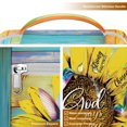 thumbnail image 3 of Bible Case MYSMOR Sunflower para mujer de poliéster con asa, 3 of 6