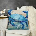 thumbnail image 2 of Ocean Throw Pillow Cover Coastal Cute Sea Turtle Octopus Seahorse Crabs Summer Green Watercolor Coastal  Cushion Cover Home Decor Sofa Car Bedroom Pillows Covers,, 2 of 5