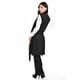 thumbnail image 3 of Chaleco asimetrico tipo gamuza Romann Fashion /Juvenil, 2180 (Negro) negro G, 3 of 5