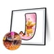 thumbnail image 1 of Cuadros Decorativos DIY Diamond Painting Kits Full Round Drill Cartoon Animal Letter J (A2138) Sywqhk Nuevos Originales, 1 of 1