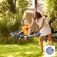 thumbnail image 3 of Gymax 2-in-1 Trampoline & Swing Combo Foldable Rebounder for Kids w/ Sturdy Ropes, 3 of 10