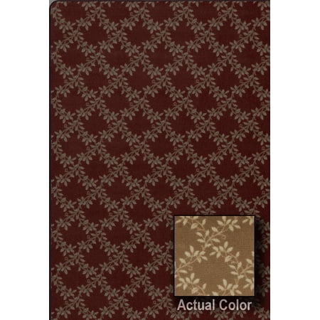 Milliken Imagine Area Rug BLUFFVIEW Bluffview Hazelnut Petals Leaves 2 1 x 7 8 Rectangle