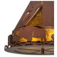 thumbnail image 5 of Meyda Tiffany 50109 Teepee W/ Buffalo 4 Light 24" Wide Pendant - Rust, 5 of 6