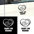 thumbnail image 3 of Soumake Fashion Car Auto Vehicle Baby On Board Safety Vinyl Sign Decal Sticker Decor, 3 of 6