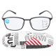 thumbnail image 1 of Gafas de lectura multifocales unisex para aliviar la fatiga visual, gafas para presbicia antirayos azules (+150 negro), 1 of 8