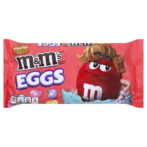 M&M's Chocolate Candies, Peanut Butter, Eggs, 9.2 OZ
