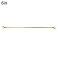 thumbnail image 1 of DIY Jewelry Making Metal Extension Tail Chains with Lobster Clasps, Multi-Size Connector Set for Bracelets & Necklaces, Golden Silvery Rose-Golden Finish, 2-6 Inch Assorted Pack, 1 of 8