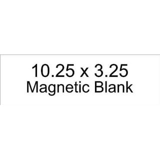2 Pieces Blank Magnets with 30 Mils Magnetic Signs Car Door