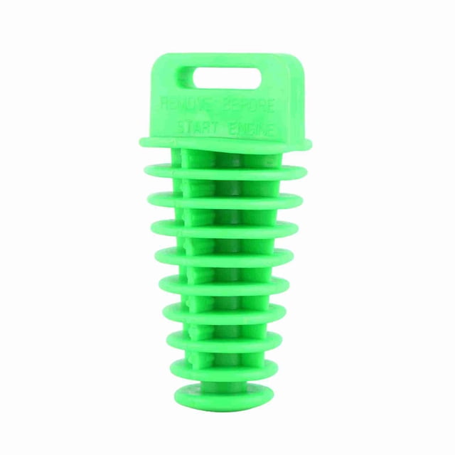 Silenciador de escape para motocicleta, motocross, ATV, quad, 2 tiempos, 4 tiempos, tapón de lavado, color verde