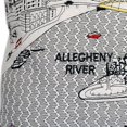 thumbnail image 4 of 24" White Pittsburgh Daylight Skyline Lumbar Decorative Pillow, 4 of 5