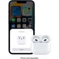 thumbnail image 2 of Apple AirPods (3rd generation) with Lightning Charging Case - White multicolor, 2 of 5