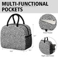 thumbnail image 6 of Womens Black Leopard Print Lunch Box for Work,Insulated Lunch Bag for Women,Loncheras Para Mujer,Leakproof Adult Lunch Bag for Work,Beach,Travel,Picnic,Camping, 6 of 7