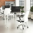 thumbnail image 3 of Bush Business Furniture Hustle 60W x 30D Computer Desk with Metal Legs in White, 3 of 9