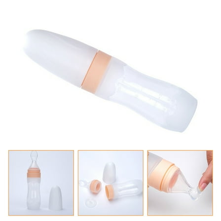 IFANLANDOR Silicone Supplement Food Feeder for Babies Mealtime 1Set 7.9x2in