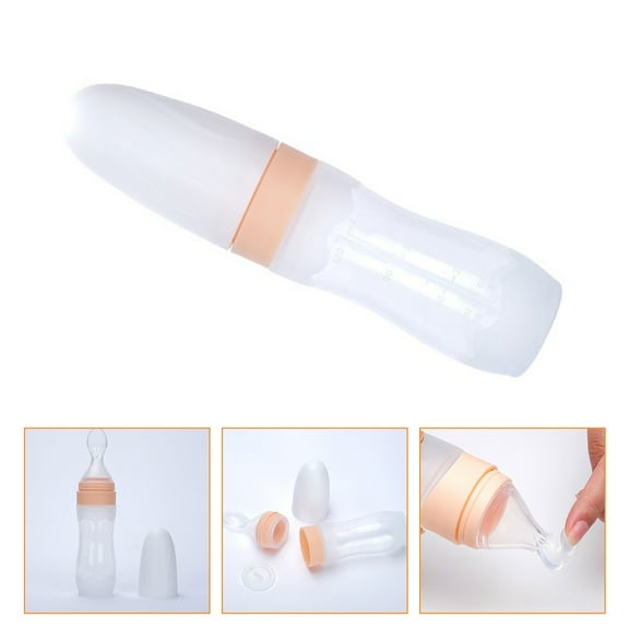 IFANLANDOR Silicone Supplement Food Feeder for Babies Mealtime 1Set 7.9x2in