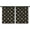 Black Gold Sun-1, variant on Blackout Kids Curtains,Black White Gothic Skull Butterfly Moon Pattern Childrens Insulated Curtains Set Of 2,Bedroom Essentials,Toddler Room Decor 42x54in(106x137cm)